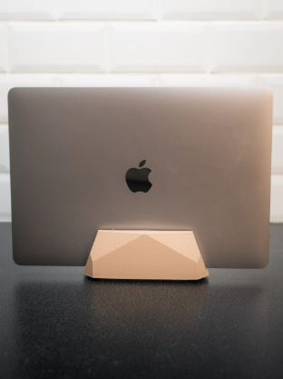 Vertical laptop stand